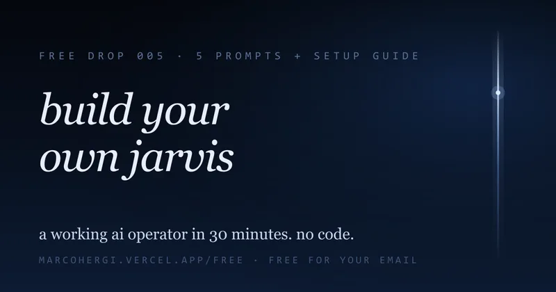Build Your Own JARVIS — inside the drop