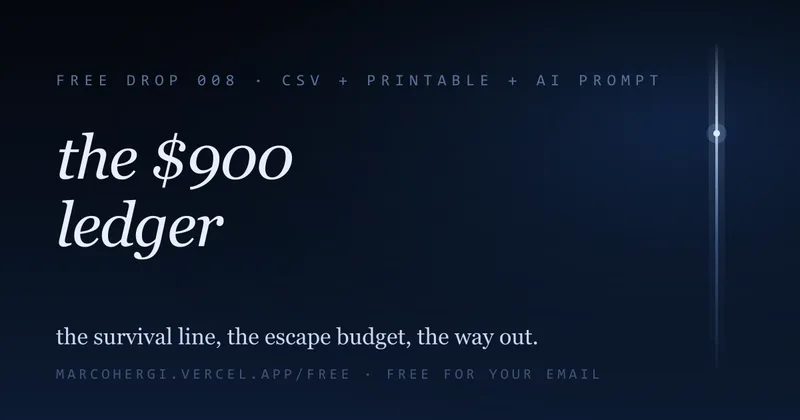 The $900 Ledger — inside the drop