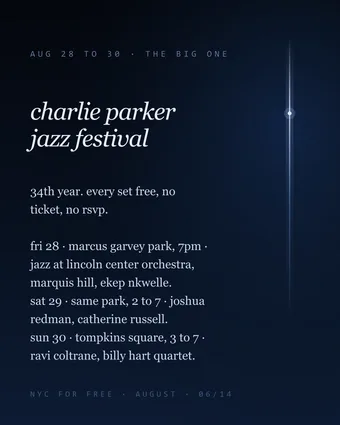 NYC For Free (August) preview 2
